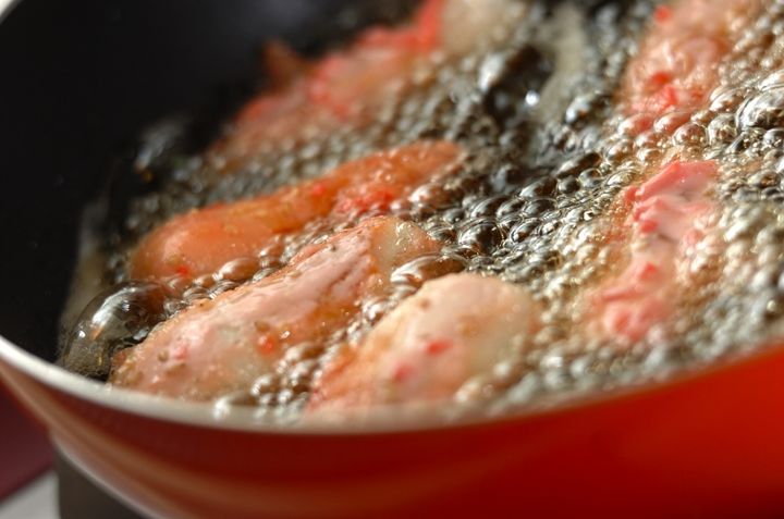 ちくわの紅ショウガ揚げの作り方1