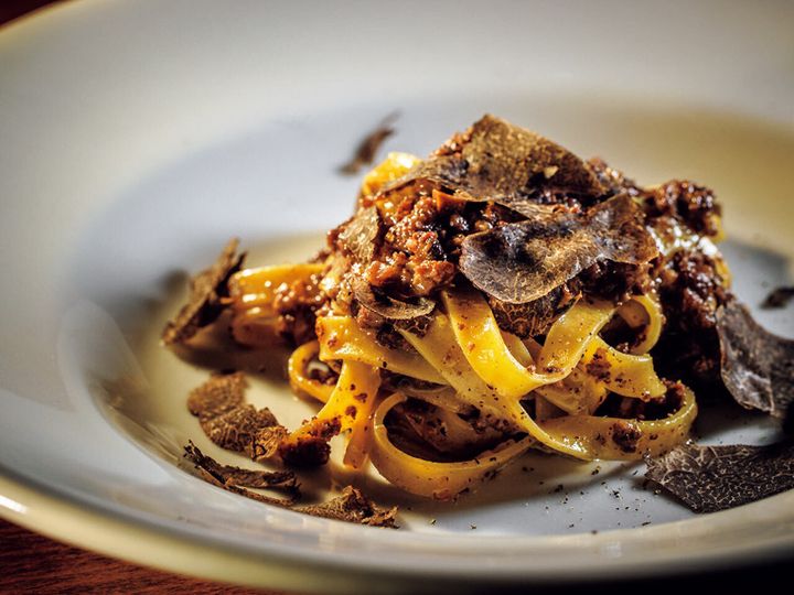 六本木一丁目『Brando』の「黒毛和牛のボロネーゼ タリアテッレ」