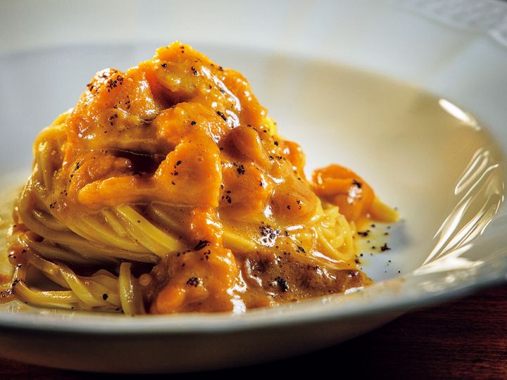 六本木一丁目『Brando』の「海（ウニ）のカルボナーラ」