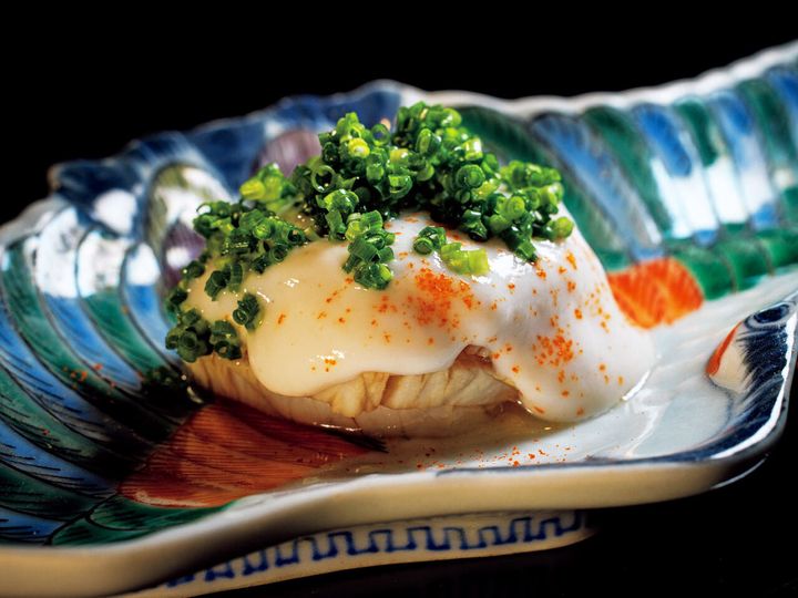 広尾『日本料理 佐々』の「とらふぐの霜造り」