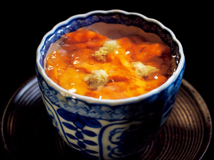 広尾『日本料理 佐々』の「胡麻豆腐」