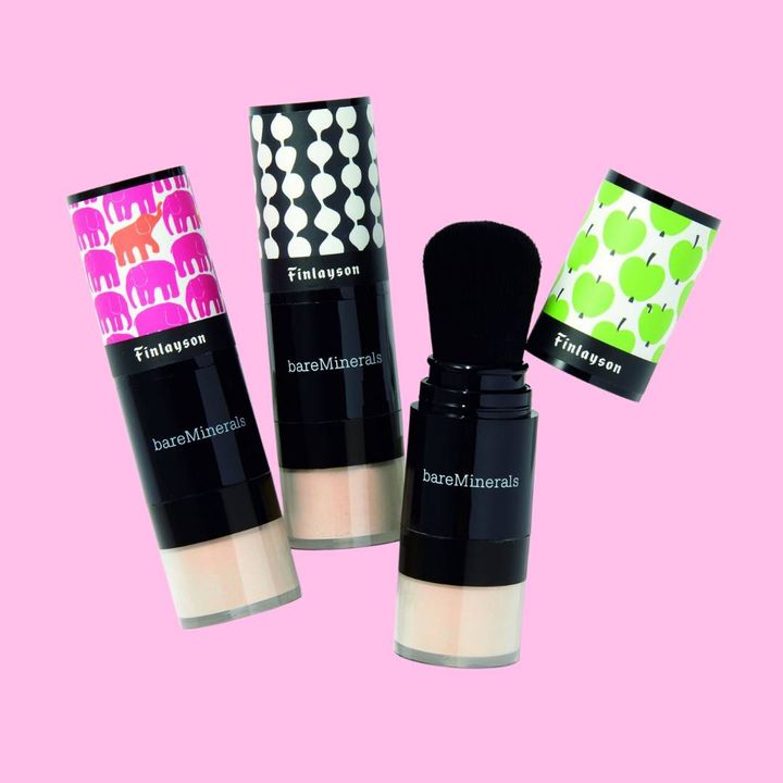 【4/22限定発売】NEWデザイン♡ベアミネラルのUVパウダー【ブラシ一体型】