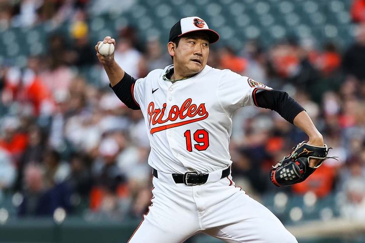 オリオールズの菅野智之（C）Getty Images