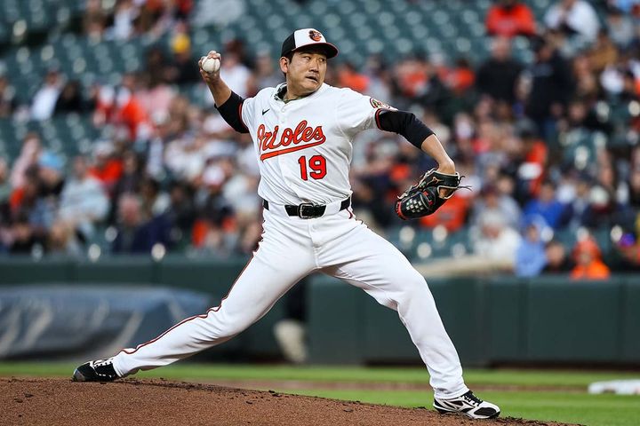 オリオールズの菅野智之（C）Getty Images