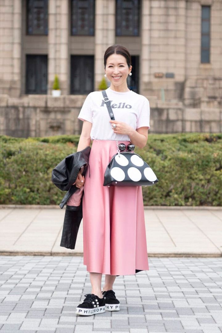 ブルゾンを脱ぐと