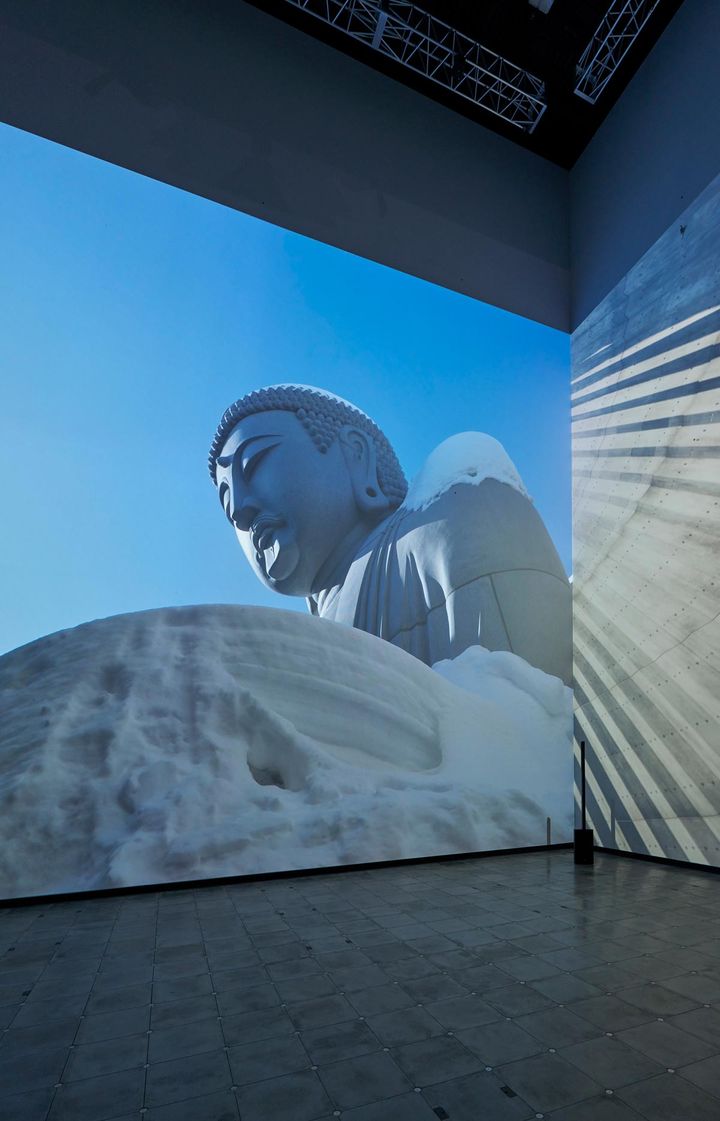 真駒内滝野霊園頭大仏