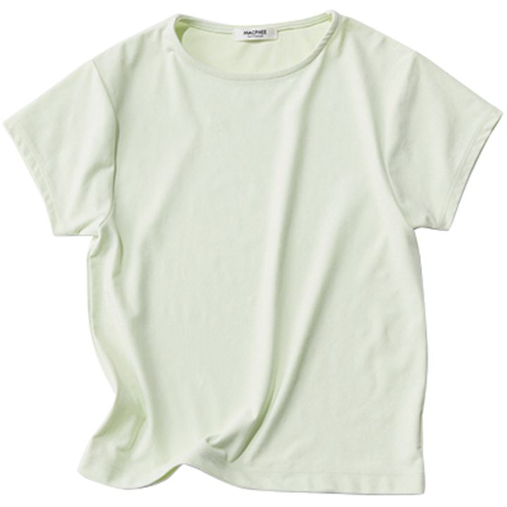 マカフィーのベロア素材のキレイ色Tシャツ