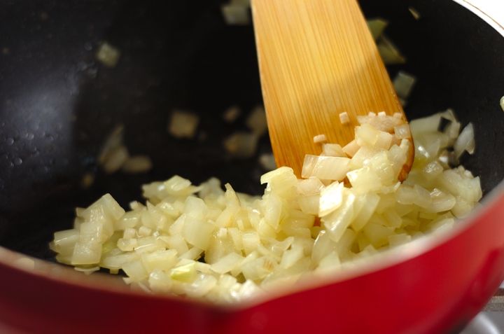 乾物だしの和風カレースープの作り方1