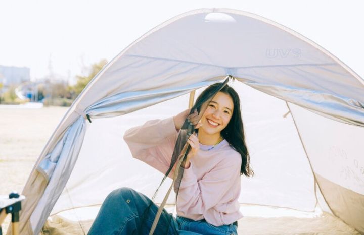 モンテ ポップアップテントフルクローズ¥11,000（キャプテンスタッグ）