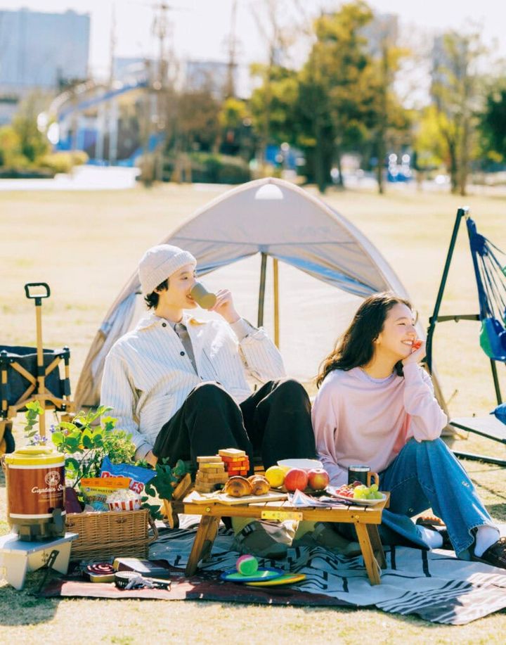 横田美憧さん・河原優樹さんご夫婦のパークキャンプを拝見！