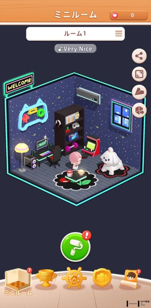 ミニルームカスタマイズ