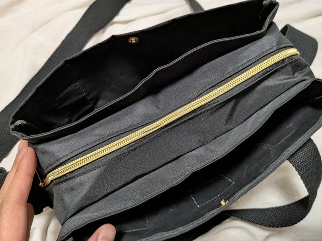 ムーミンショルダーバッグ3層構造