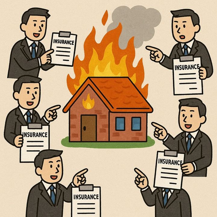 みんなが他人の家の火事を待っているような異常な状況