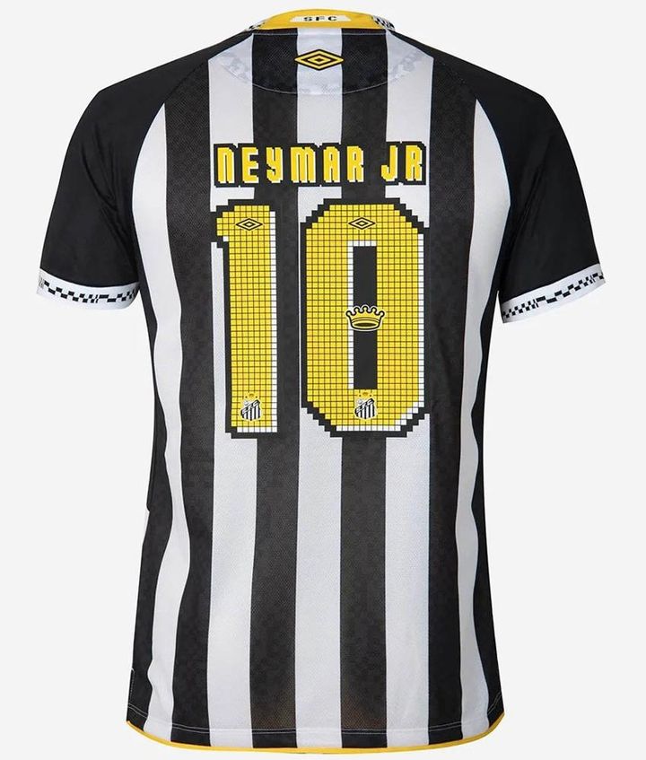 インベーダー？！ネイマール所属の名門クラブ、ファミコン時代の「レトロゲーム」なユニフォームが話題