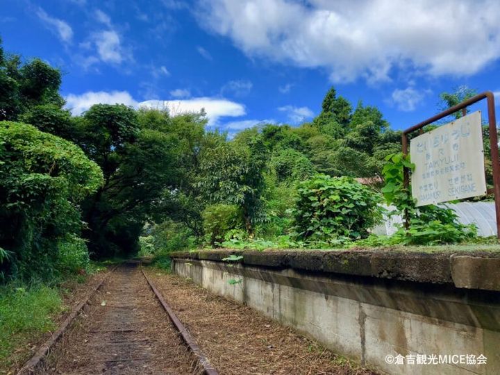鳥取旅行 旧国鉄倉吉線廃線跡 ウォーキング