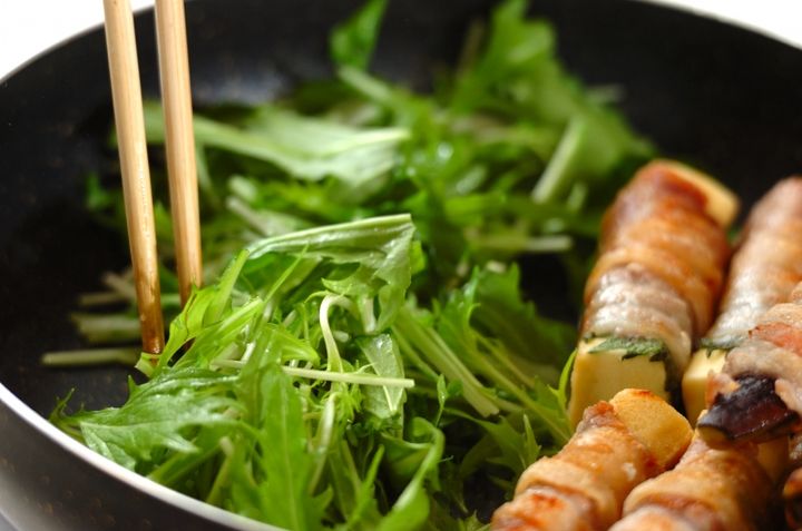 高野豆腐とナスの豚バラ巻きの作り方4