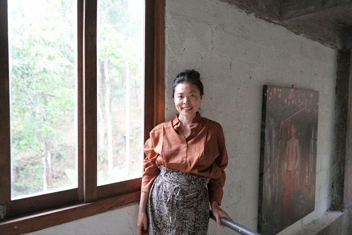 サヒヤンデ劇場の3階にて