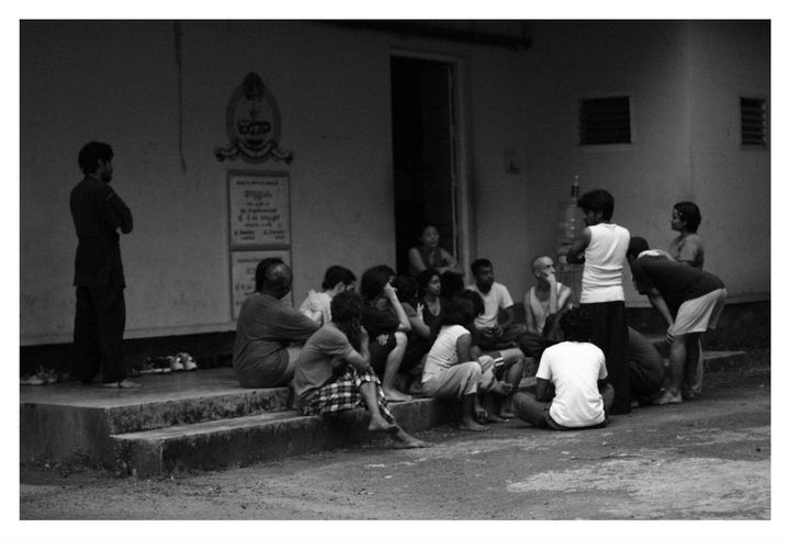 2011年に手掛けた『水の駅』の稽古風景