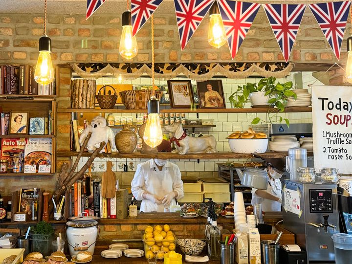 「ロンドンベーグルミュージアム 安国店」の内観