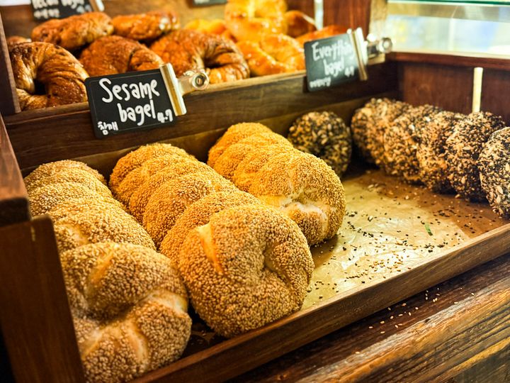 「ロンドンベーグルミュージアム 安国店」のベーグル