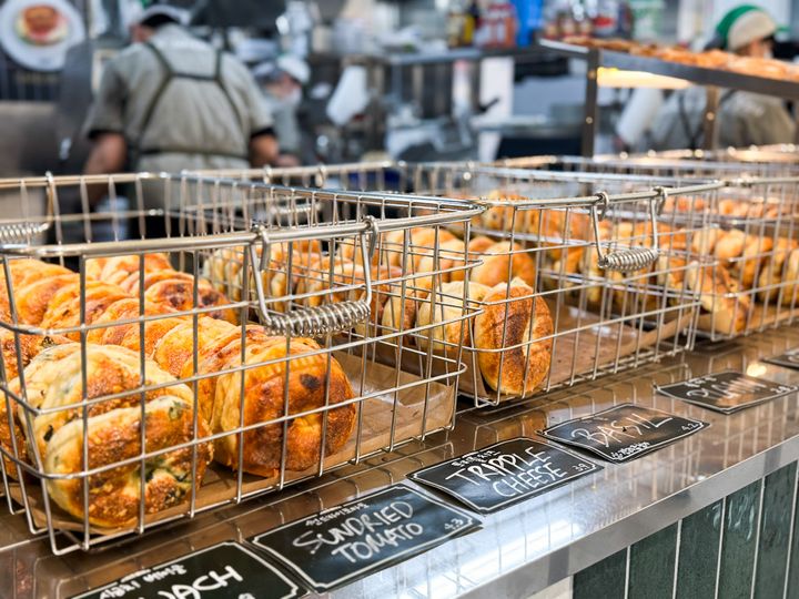 「コッキリベーグル」のベーグル