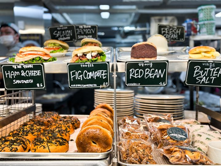 「コッキリベーグル」のベーグル