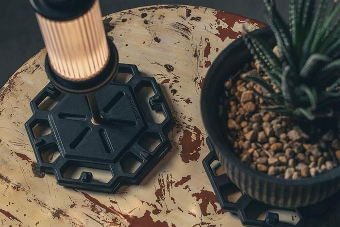 MIGRATRAILのGEOMETRIC PLATEに38灯をつけたところ