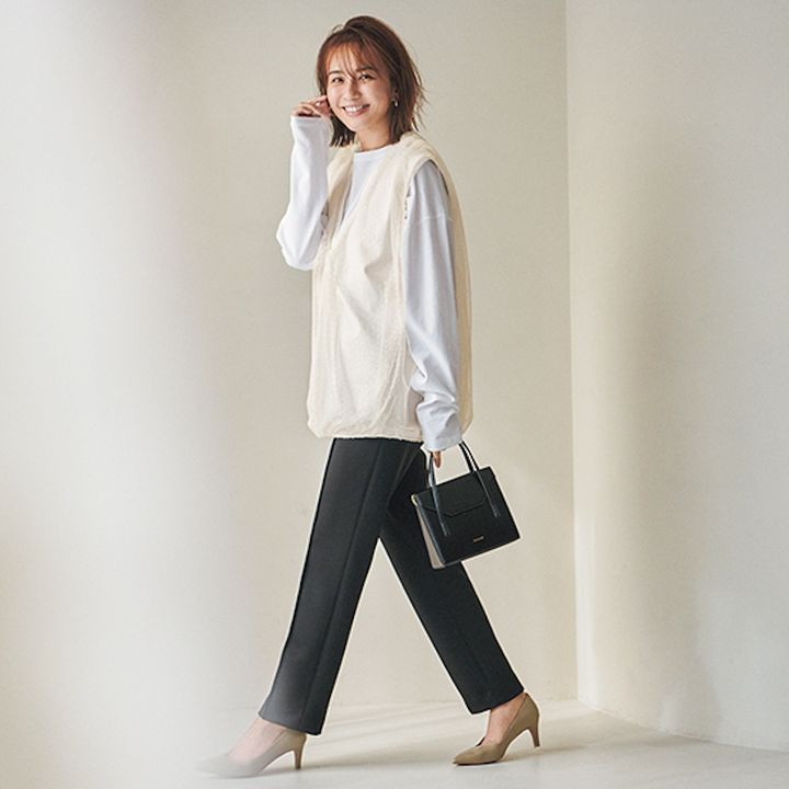 [THREE SQUARE]チュールベスト_モデル2