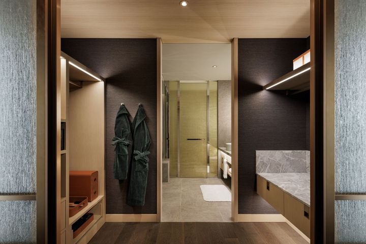 フェアモントゴールド スイート ウォークインクローゼット