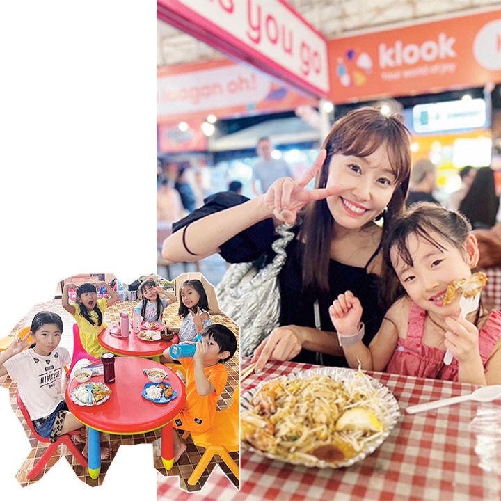 母子の仲良しツーショット