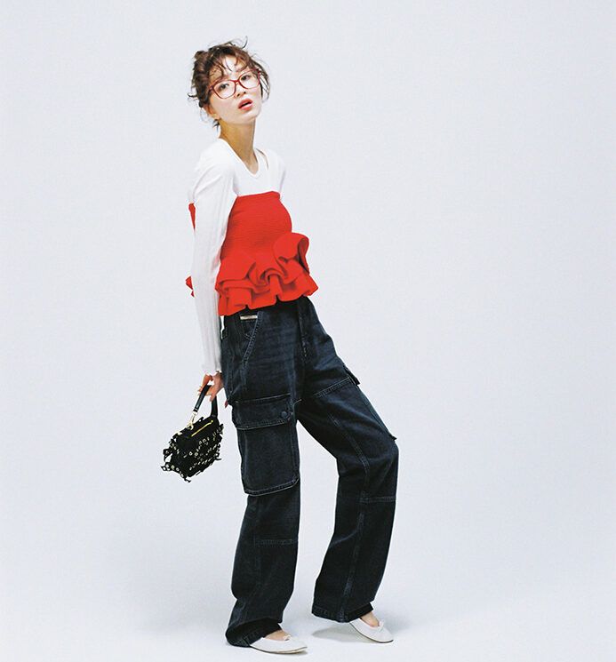 岡崎紗絵とデニム