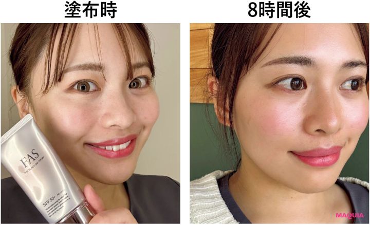 うるおいを守る新作UV、SHISEIDO、FAS、スキンアクアをお試し。塗布後の水分量に驚き！_6
