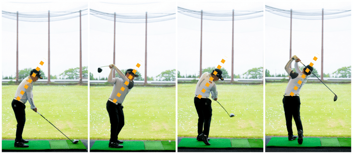 ドライバーで真っすぐ飛ばすコツは「ゆっくり振って前傾キープ」