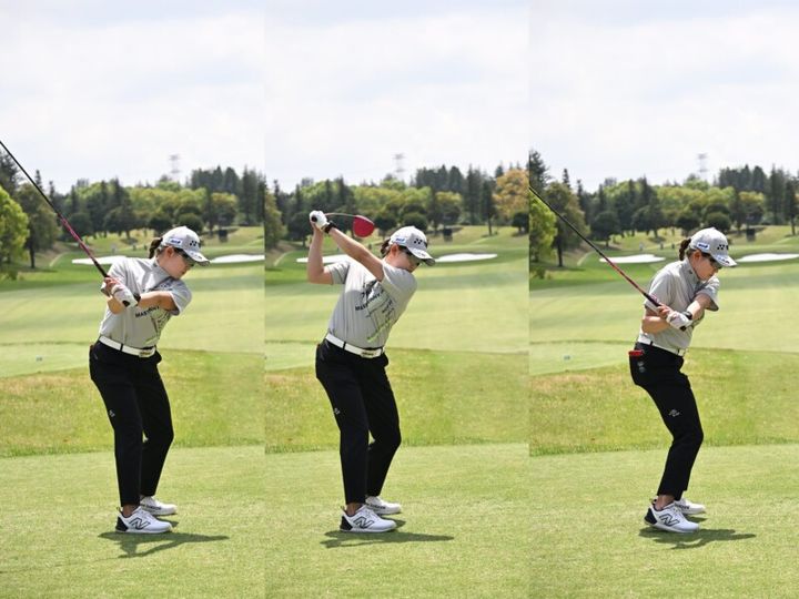 岩井姉妹のスイングを解説！同じドローヒッターでも全然違う2人