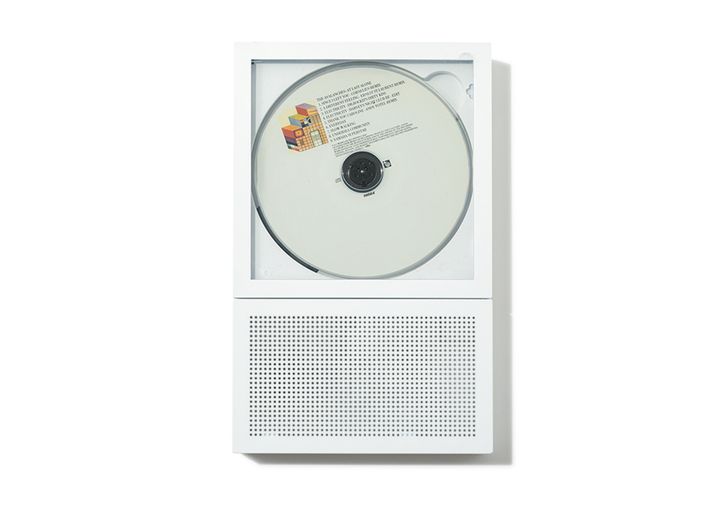 スマートなデザインのCDプレイヤー