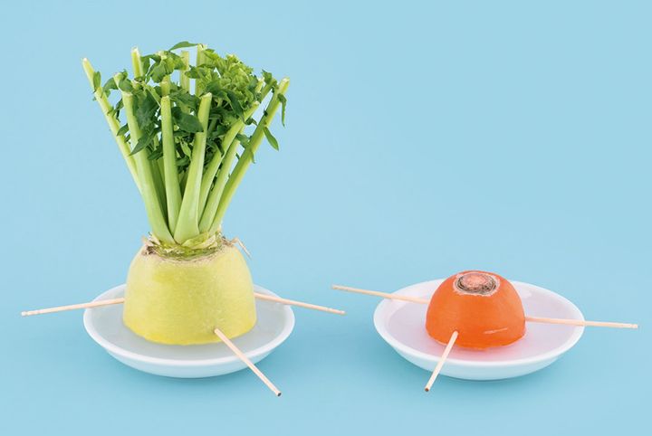 【大根・人参】葉をサラダやトッピングに！