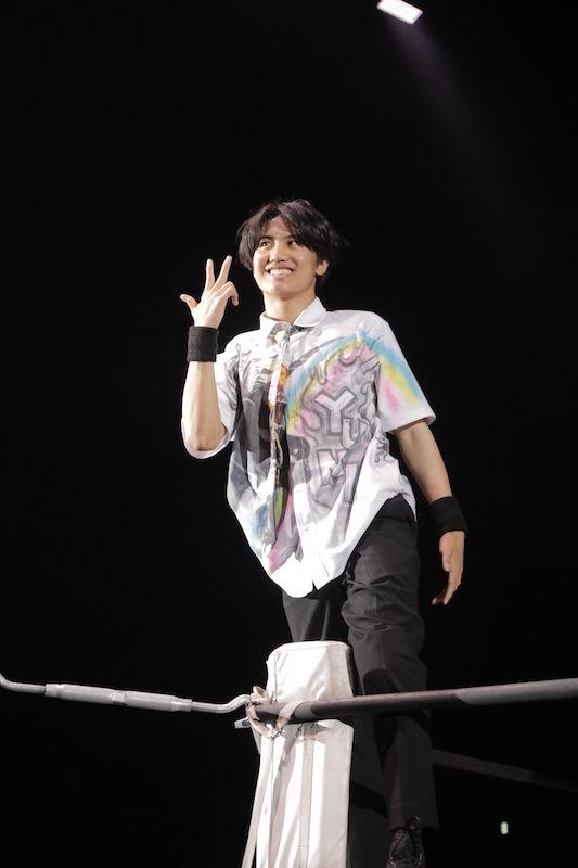 DDTプロレスリングで活動する、島添淳子さんの次男