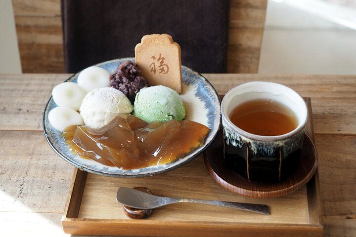 京都駅からひと足のばして♪ ほっこり和風パフェやおいしい＆かわいい土産に心踊る／福知山「お土産と喫茶 足立」