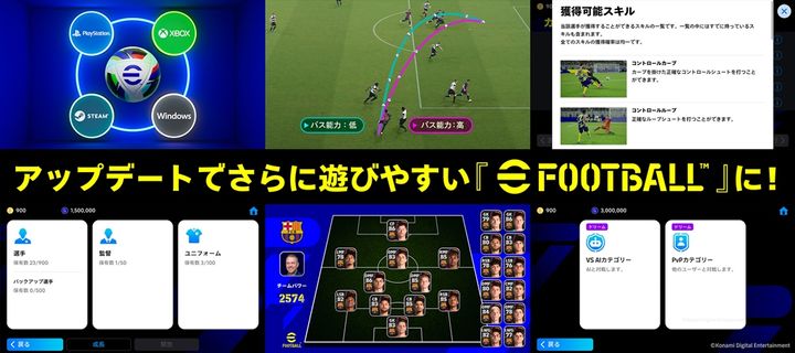 日本発の世界的サッカーゲーム、世界累計8.5億DLを達成！「パス能力の表現を強化」など最新アップデートも実施
