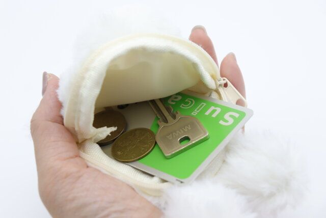 ダイソーのバッグチャームポーチ（ウサギ型）7