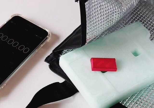 ダイソー 氷点下保冷剤（ハードタイプ、220g）