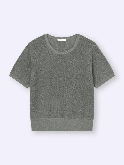 2025guレディースシアーラメセーター