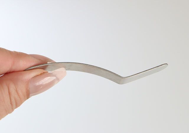 先がつかないコスメスパチュラ 形状