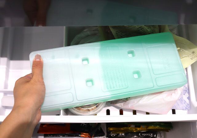 ダイソー 氷点下保冷剤（ハードタイプ、840g） 冷凍庫