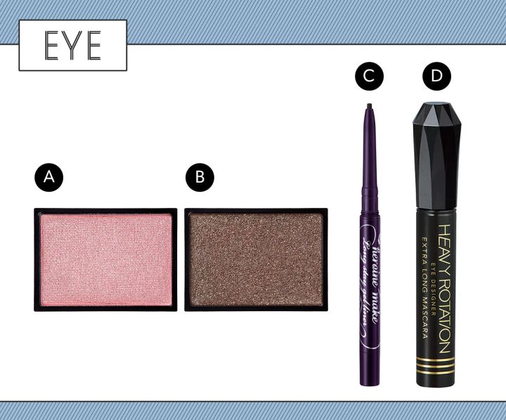 北原 果さんが手掛けた「スリープインスモーキーアイ」のアイメイクアイテム