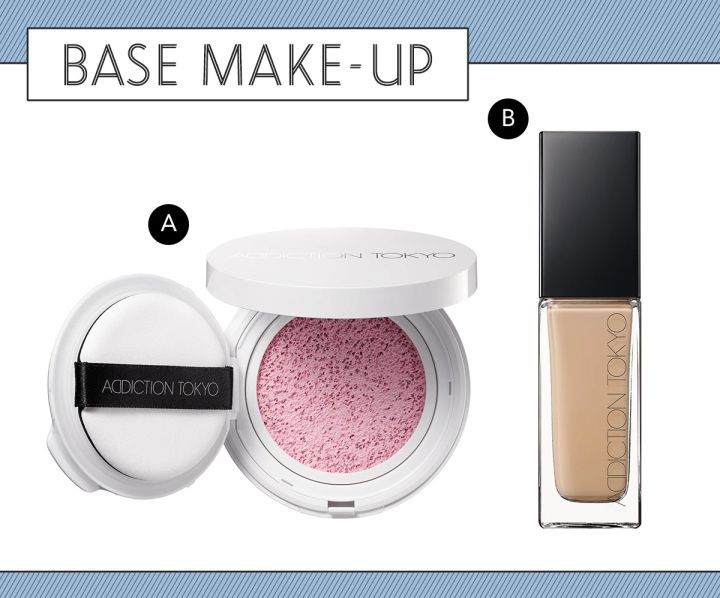 北原 果さんが手掛けた「スリープインスモーキーアイ」のベースメイクアイテム