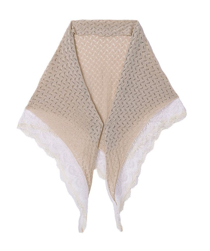 ニットレーススカーフ