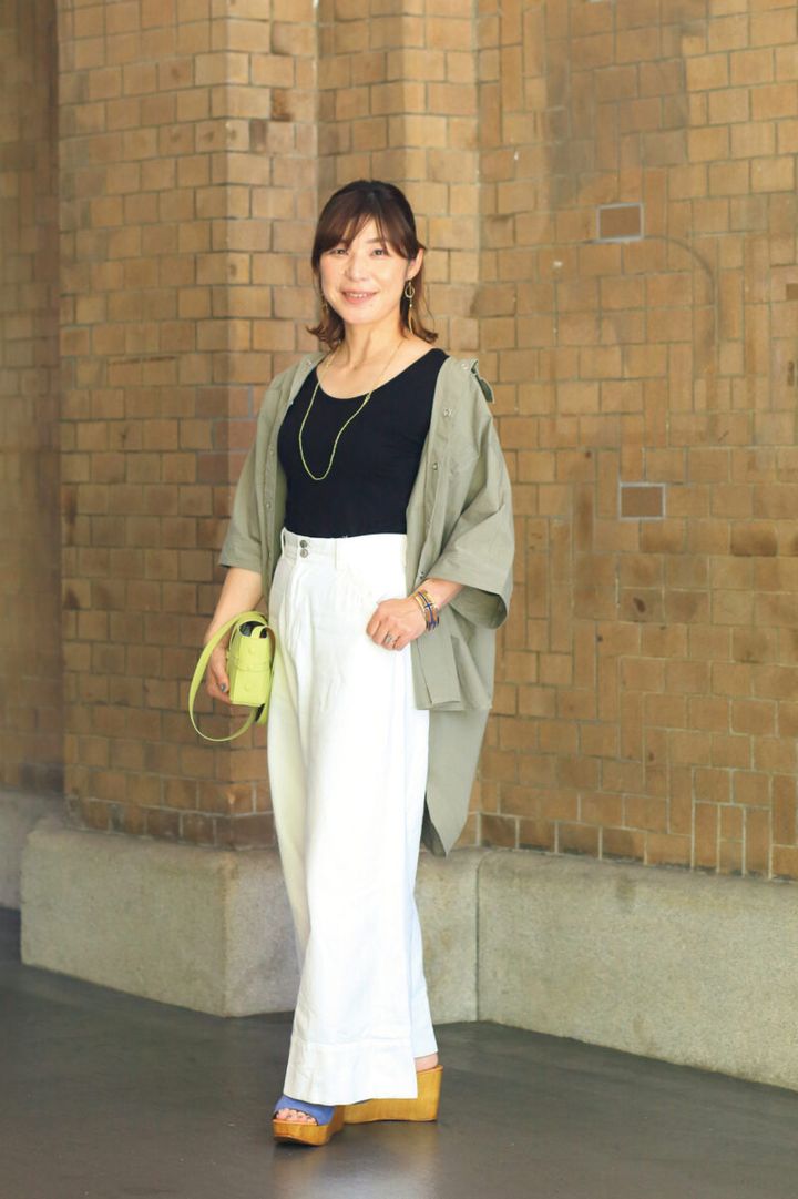 50代のデニムコーデ