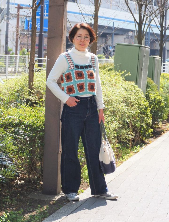 50代のデニムコーデ