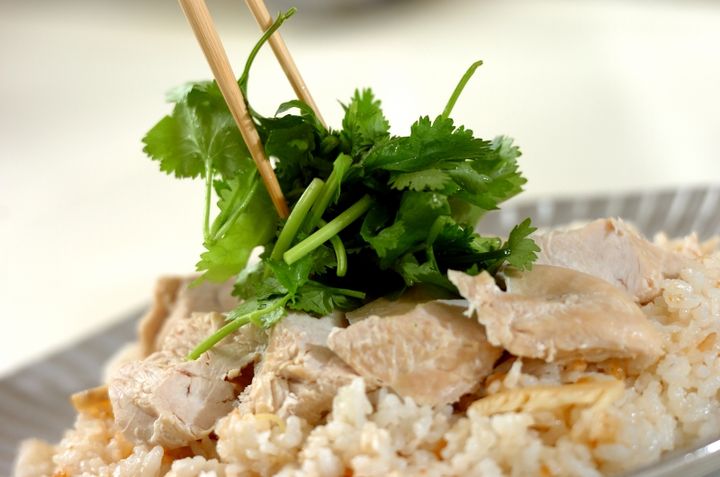 鶏肉とタケノコのエスニックライスの作り方4